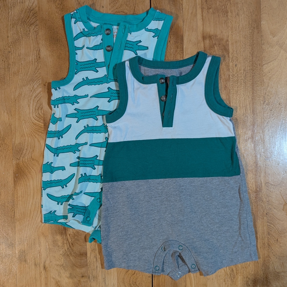 Cat & Jack Baby Romper Set Size 6-9 Months